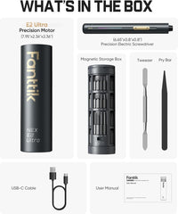 Fanttik E2 Ultra Electric Screwdriver, Screwdriver for Electronics (Grey)