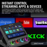 VSD N4 Pro Stream Controller Streaming Deck, Audio and Studio Controller